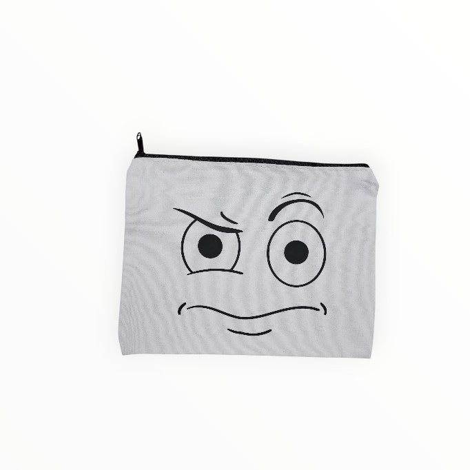 Set of Emoji Canvas Pouch