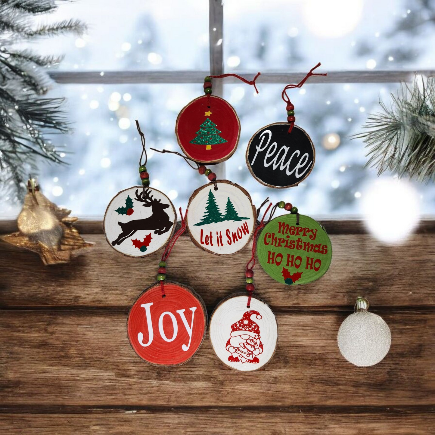 Printed Christmas decor