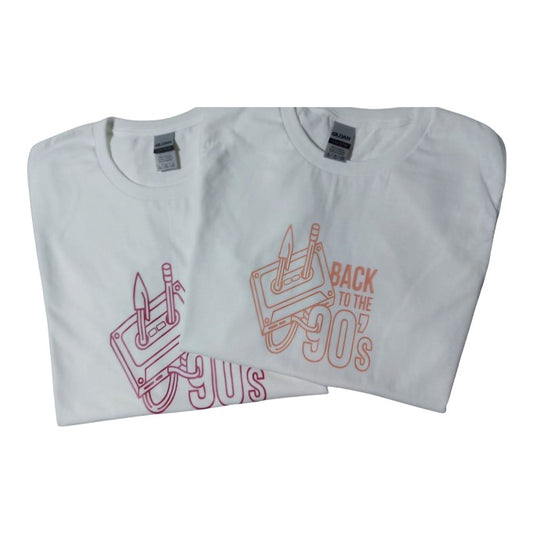 Two colour Retro Printed T-shirts