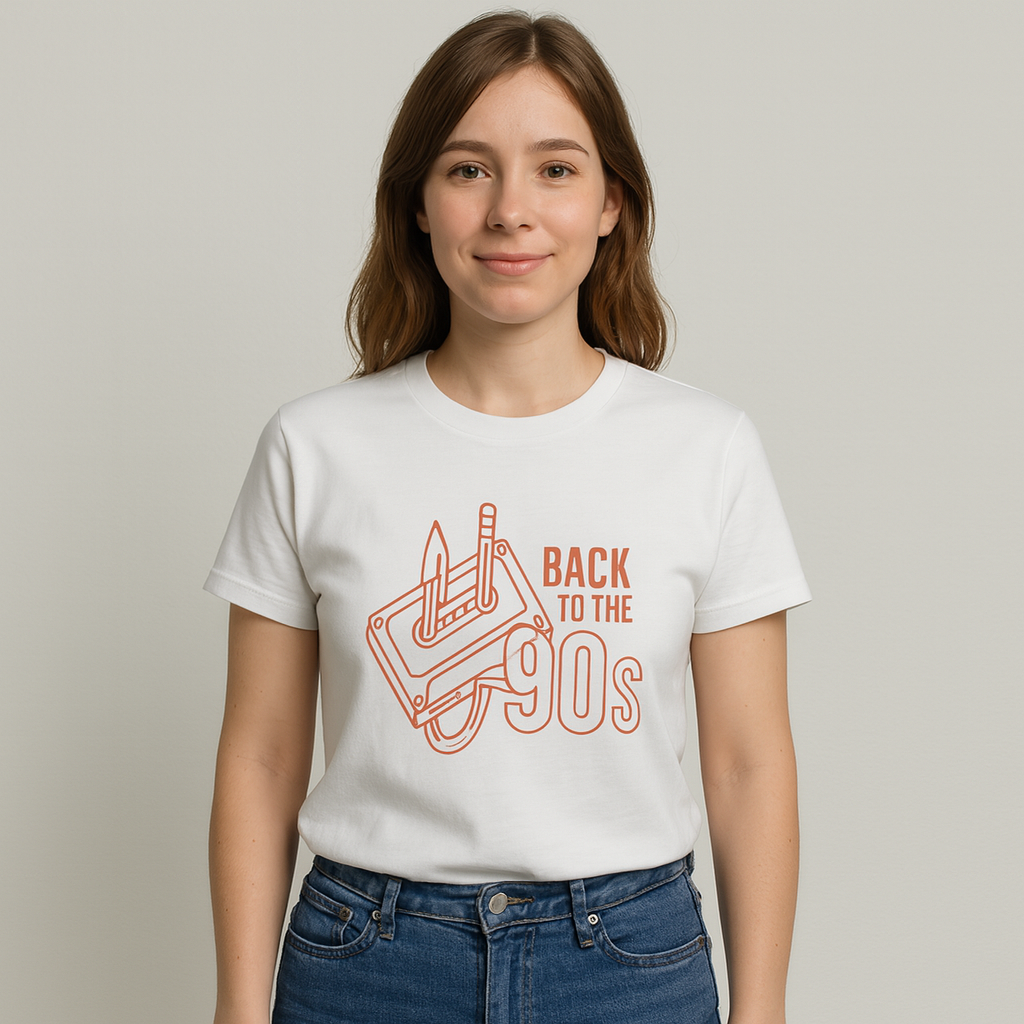 Two colour Retro Printed T-shirts