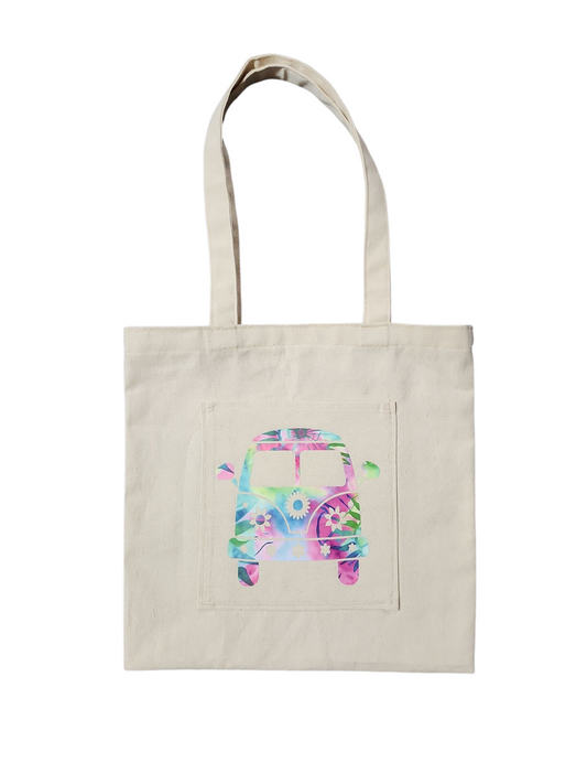 Retro tote bag